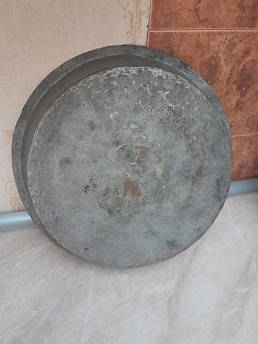 parca kesen: Mis xəmiraçma tepsisı (sini) - Material: qalın mis - Forma: dairəvi — 2