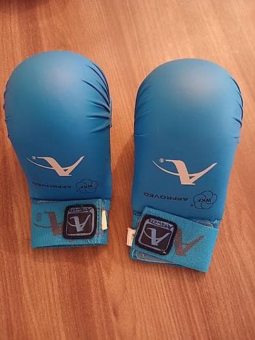 butsi satislari: 🥋 Satılır: Karate əlcəkləri (WKF Approved) Mavi rəngli karate — 2
