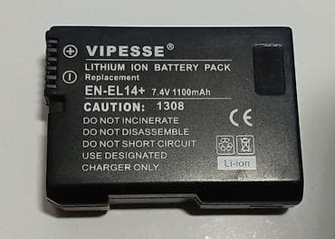 Nikon fotoaparatları üçün batareya En El 14+ 7.4 V, 1100 mAh Səliqəli lalafo.az -da Nikon fotoaparatları üçün batareya En El 14+ 7.4 V, 1100 mAh Səliqəli