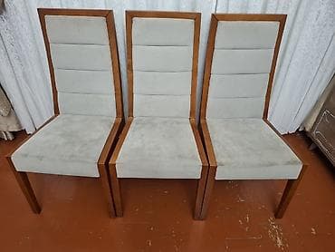 plastik stollar: Qonaq otağı üçün, İşlənmiş, Qatlanmayan, rəng - Boz Stul — 1