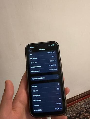 iphone 15 pro max nece manatdir: IPhone 13, 256 GB, Mavi, Face ID — 2