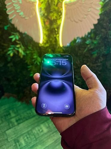 IPhone 16, 128 GB, Qara, Face ID