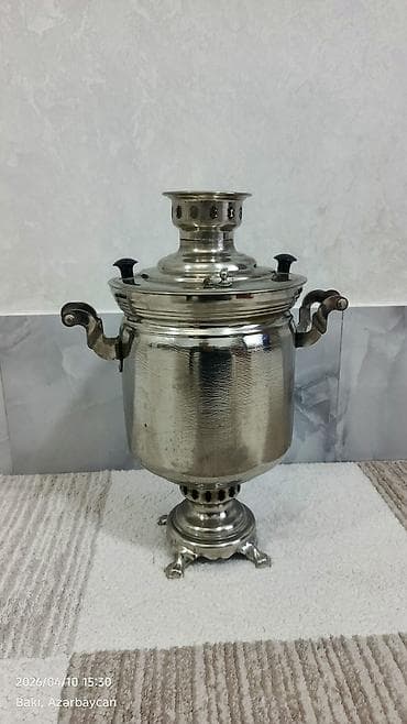 ritual şamlar: İşlənmiş Od Samovar, 7 l — 2