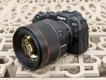 Samyang AF 85mm f/1.4 RF obyektiv Üzərində - UV filter, Ön və arxa