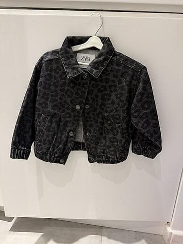 ZARA uşaq gödəkçəsi - Model: qısa kəsməli denim gödəkçə - Rəng/naxış