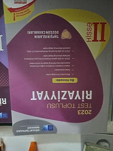 il: Test toplulari teze kimidi ikinci eldi isteyen elaqe saxlayar — 1