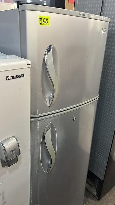 raf utu: LG iki qapılı soyuducu - Rəng: gümüş (inox üslubda) - Üst kamera — 1