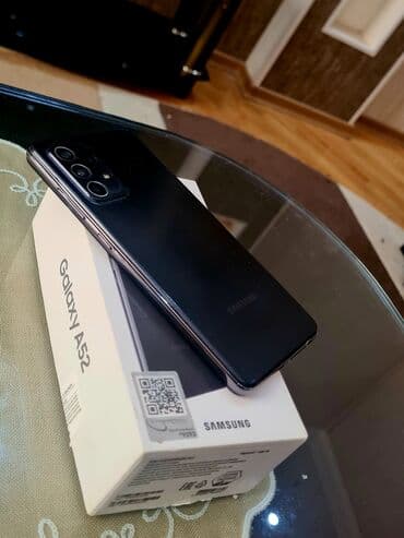 tecno spark 10 qiymeti: Samsung Galaxy A52, 128 GB, rəng - Qara, Zəmanət, Sensor, Barmaq izi — 3