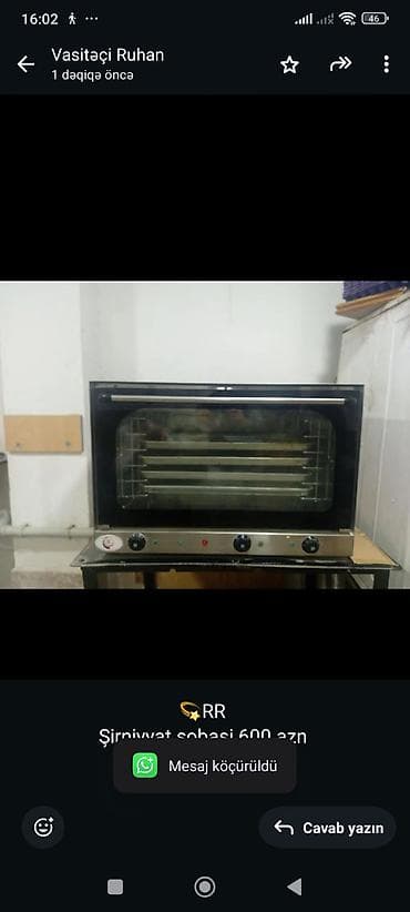 Professional sobalar: 💫RR 
Şirniyyat sobasi 600 azn 
Unvan Sumqayt — 1