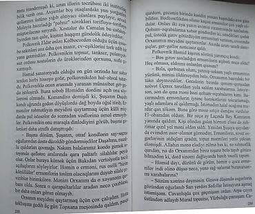 Книги и журналы: “Yanan qar” romanı (H.Mirələmov), “Nuh, gəminə götür bizi” və “Tanrı — 5