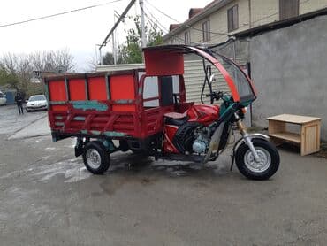 dört tekerlekli motor: Yükdaşıma üçün üçtəkərli motosiklet (tricycle) - Güclü benzin — 3
