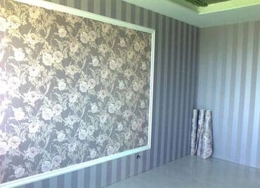 divar kağızının vurulması: Salam. Her nov Oboylarin tez seliqeli ve keyfiyyetli vurulmasi. Boya — 1