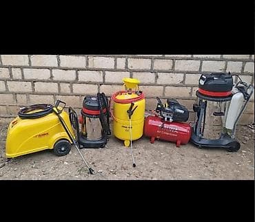 Reklam lövhələri: Avtoyuma və təmizlik avadanlıqları dəsti Tərkib: - Yüksək təzyiqli — 1