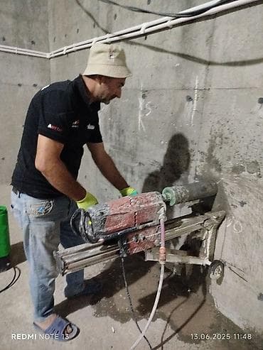 Услуги по строительству и ремонту: Beton kəsimi və almazla deşmə xidməti - Armaturlu beton, dəmir-beton — 4