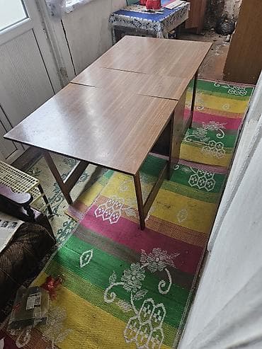 Qonaq masası, İşlənmiş, Transformer, Dördbucaq masa