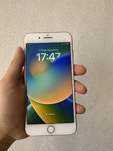 j8 plus: IPhone 8 Plus, 64 GB, Qızılı, Barmaq izi — 1