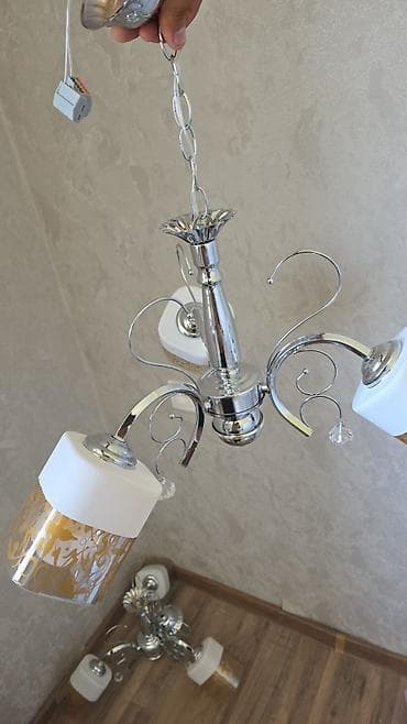 lan: Çılçıraq, 3 lampa, Metal — 1