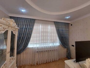 jalus perde: İşlənmiş, Pərdə, rəng - Mavi, Ünvandan götürmə — 4