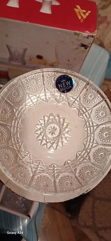 stekan desti: Çay dəsti, rəng - Ağ, Şüşə, 6 nəfərlik — 4