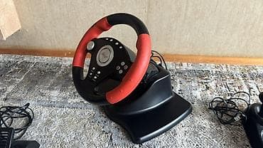 oyun sukanı satışı: Oyun sükan dəsti – rul, ayaq pedalları və əl əyləci/ötürmə modulu — 2