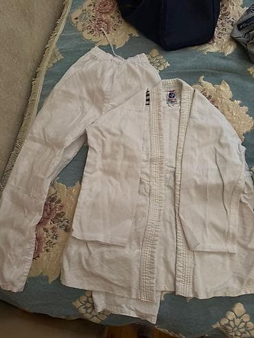 Digər kişi geyimləri: Judogi dəsti – üst gödəkçə və şalvar - Rəng: ağ - Material: qalın — 1