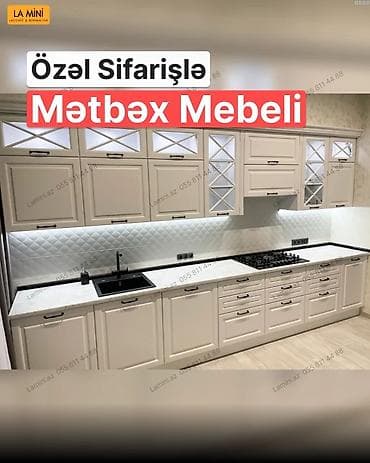 Ev və bağ: Özəl sifarişlə mətbəx mebeli – klassik və modern dizayn variantları — 2
