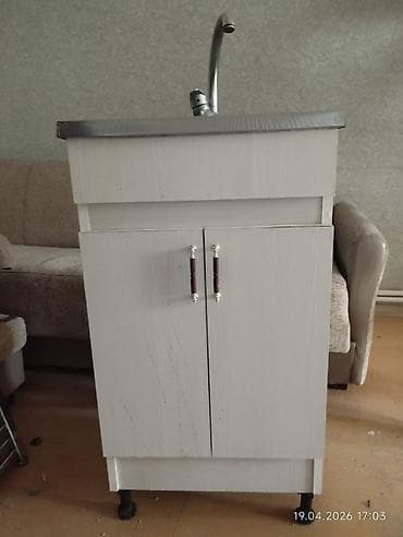 Unvan sumqayit metbex üçün kiçik ölçülü dolablı çanaq (lavabo) dəsti