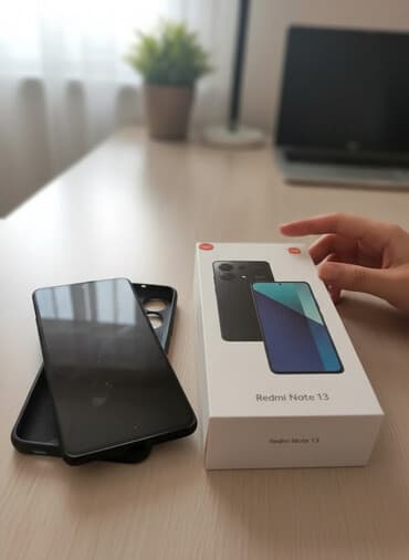 xiaomi redmi note 7: Redmi Note 13, 256 GB, rəng - Qara, Simsiz şarj — 1