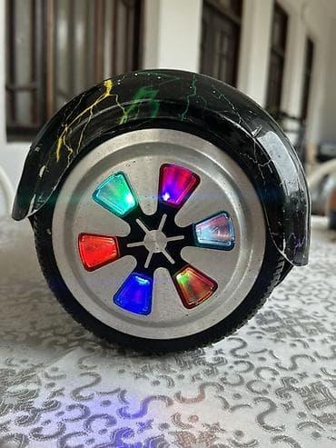 nintendo switch: Hoverboard (özünü tarazlayan skuter) - Korpus: qara rəngli, şimşək — 2