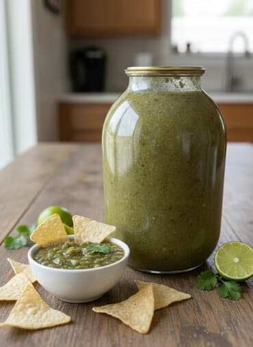 3 litrlik şüşə balonda evde hazirlanmiş feyxoa mürebbesi — 1