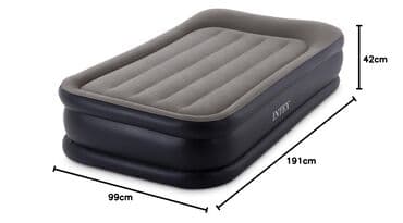 bu şəhərdə bilet qiymətləri: Şişmə matras Hava ilə dolur Elektron nasosu var Ölçü 191×42×99 Diqqət — 2