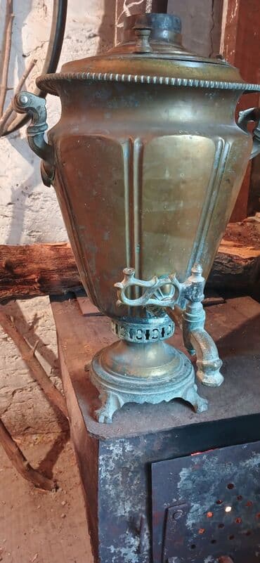 Plitələr və bişirmə panelləri: İşlənmiş Od Samovar, 7 l, Ünvandan götürmə, Pulsuz çatdırılma — 3