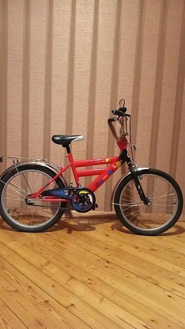 20 velosiped: Uşaq velosipedi – 20 düym - Rəng: qırmızı, rəngarəng naxışlarla - — 2