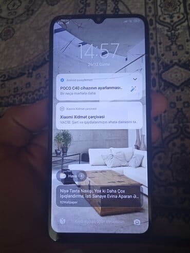 Powerbanklar: Poco C40, rəng - Qara, Sensor — 2