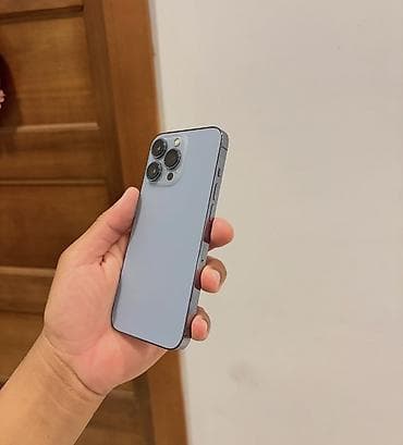 iphone 13 pro dubay: IPhone 13 Pro, 128 GB, Sierra Blue, Zəmanət, Simsiz şarj, Face ID — 6