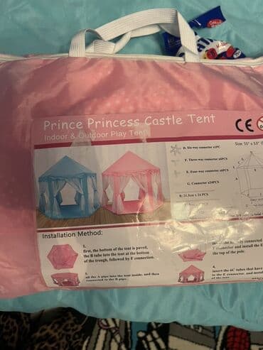 Uşaq geyimi və ayaqqabıları: Uşaq oyun çadırı – “Prince/Princess Castle Tent”

Yenidir — 2