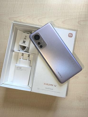 Xiaomi 12, 128 GB, rəng - Bənövşəyi, 
 Barmaq izi