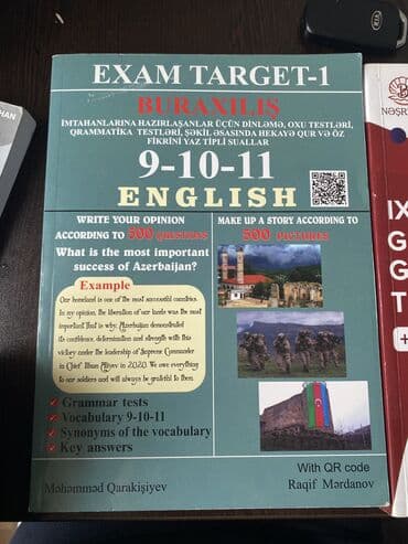 Школьные учебники: Inglis dilli testler — 1