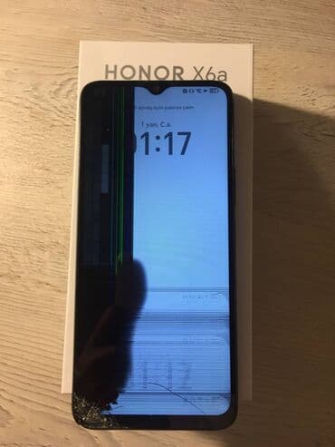 Ножи: Honor X6a, 128 ГБ, цвет - Черный, Битый — 3