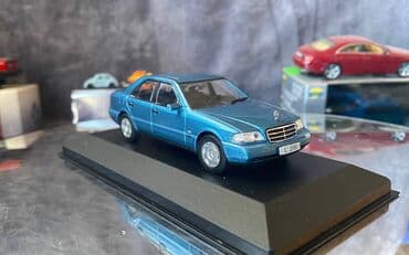 metbex tavan modelleri: Коллекционная модель Mercedes-Benz C200 W202 blue 1994 Altaya Scale — 9