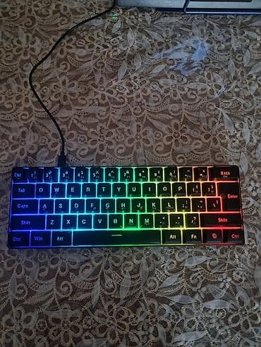 ipad 14 pro: Oyun aksesuarları dəsti - RGB işıqlı simli klaviatura: Kompakt ölçü — 2