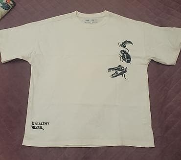 kade kid: ZARA uşaq/yeniyetmə T‑şörtü - Model: qısaqol, dairəvi yaxalı basic — 1