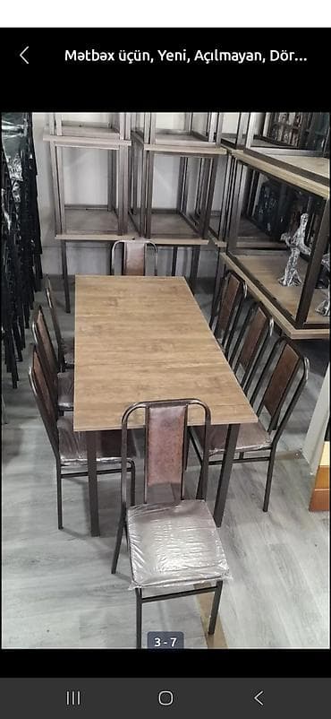 kuxna stulu: Yeni, Açılmayan, Dördbucaq masa — 3