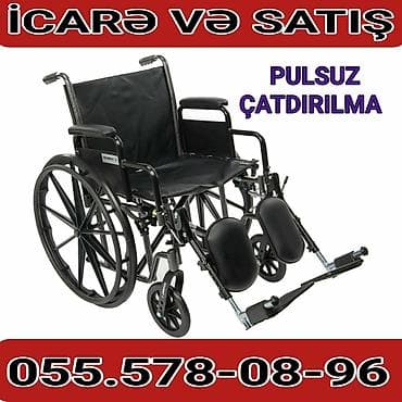 İcarə və satış üçün əlil arabası - Universal manual tip, böyük arxa