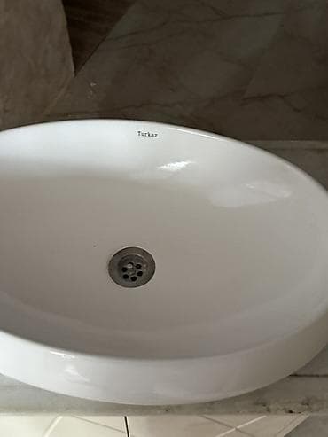 Turkaz markalı üstdənquraşdırma əl-üz yuma qabı və hamam dolabı dolaq — 2