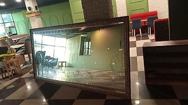 dekor vitrin: Güzgü Divar üçün, Düzbucaqlı, Dekorativ, Naxışlı — 3