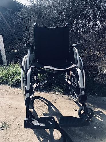 Əlil arabası – əl ilə idarə olunan model - Yüngül və möhkəm alüminium — 2