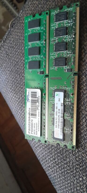 Operativ yaddaş (RAM) AMD, 4 GB, 3000 Mhz, DDR2, PC üçün, İşlənmiş