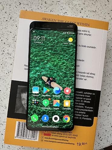 x iphone ikinci el: Xiaomi Mi Mix 3, 128 GB, rəng - Qara, 
 Barmaq izi, Face ID — 3