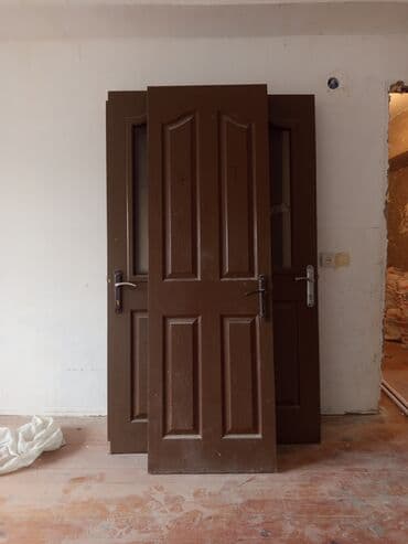 otaq qapı: Taxta giriş/interyer qapısı Amerikanka çərçivə və içi taxta — 2